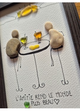 Cadre de décoration intérieure - Art mural - Seaglass