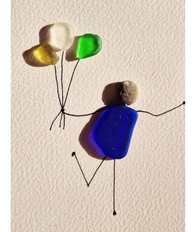 Carte de Vœux artisanale - recyclage - cadeau écologique - carte personnalisée - carte d'anniversaire