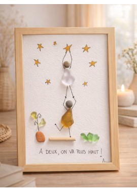 Cadre de décoration intérieure - Art mural - Seaglass