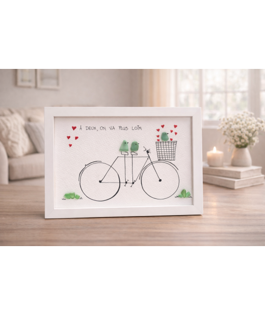 Cadre de décoration intérieure - Art mural - Seaglass