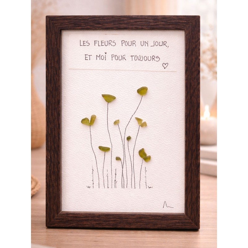 Cadre de décoration intérieure - Art mural - Seaglass