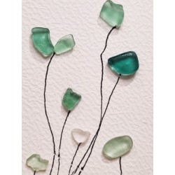 Cadre de décoration intérieure - Art mural - Seaglass