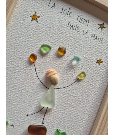 Cadre de décoration intérieure - Art mural - Seaglass