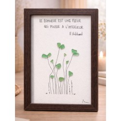 Le bonheur est une fleur qui pousse à l'intérieur