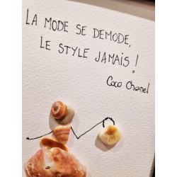 Cadre de décoration intérieure - Art mural - Seaglass