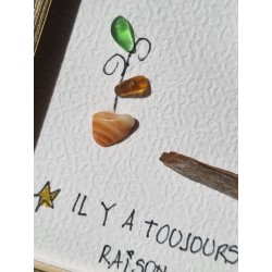 Cadre de décoration intérieure - Art mural - Seaglass