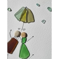 Cadre de décoration intérieure - Art mural - Seaglass
