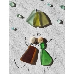 Cadre de décoration intérieure - Art mural - Seaglass