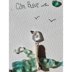 Cadre de décoration intérieure - Art mural - Seaglass