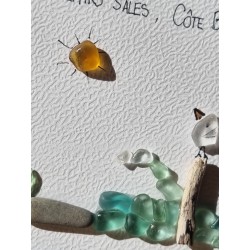 Cadre de décoration intérieure - Art mural - Seaglass