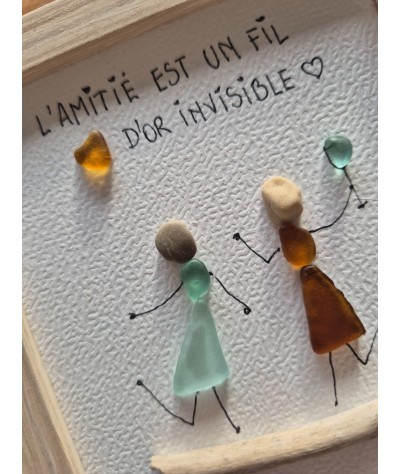 Cadre de décoration intérieure - Art mural - Seaglass