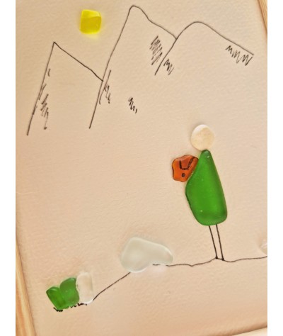 Cadre de décoration intérieure - Art mural - Seaglass