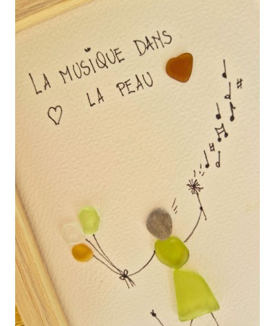 Cadre de décoration intérieure - Art mural - Seaglass